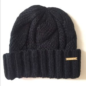 Michael kors knit black beanie